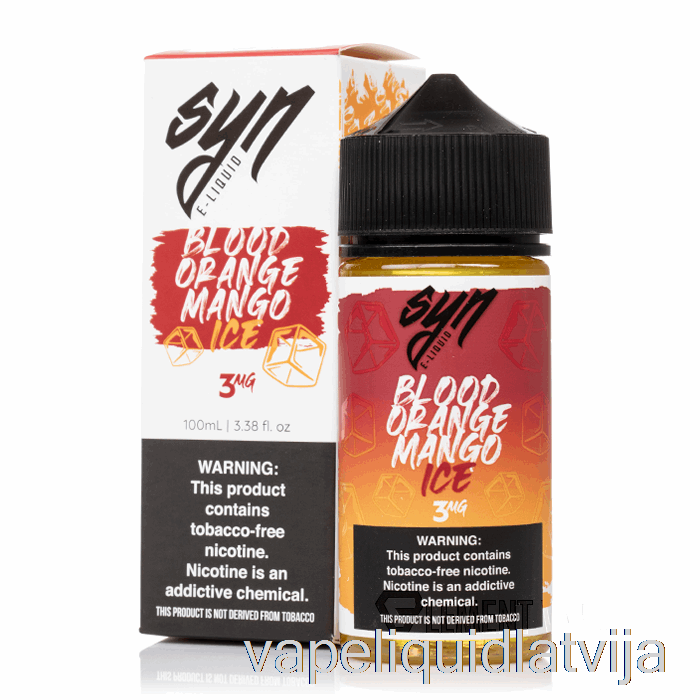 Ice Blood Orange Mango - Syn Liquids - 100ml 6mg Vape Liquid